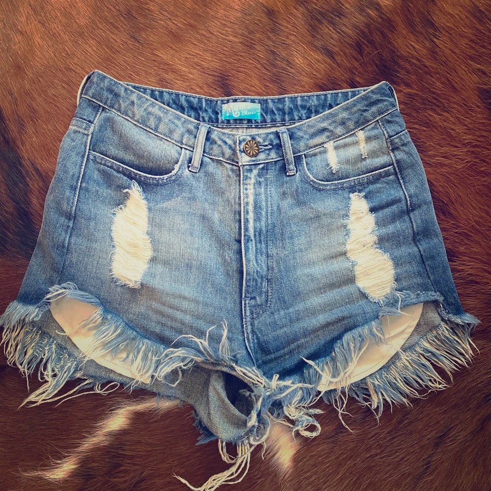 Show Me Your MuMu high waisted shorts